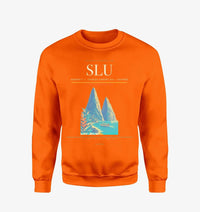 Thumbnail for George F. L. Charles Airport (SLU) design on orange sweatshirt