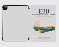 Thumbnail for Entebbe International Airport (EBB) design on light gray ipad tablet case