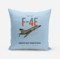 Thumbnail for F-4E Phantom II design on light blue pillow