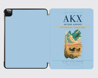 Thumbnail for Aktobe Airport (AKX) design on light blue ipad tablet case