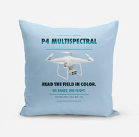 Thumbnail for DJI P4 Multispectral design on light blue pillow