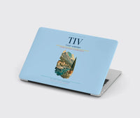 Thumbnail for Tivat Airport (TIV) design on light blue MacBook case