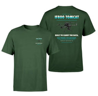 Thumbnail for Inspired Flight IF800 Tomcat design on dark green t shirt