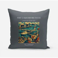 Thumbnail for VINTAGE G4071 - The Lakeshore Base - Designed Pillows design on gray