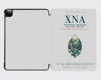 Thumbnail for Northwest Arkansas National Airport (XNA) design on light gray ipad tablet case