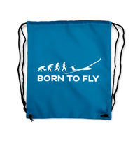 Thumbnail for Born to Fly Drawstring Bag - view 5