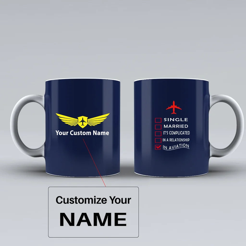 Customisable Aviation Mug - view 5