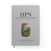 Thumbnail for Westchester County Airport (HPN) design on light gray notebook