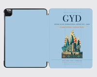 Thumbnail for Heydar Aliyev International Airport (GYD) design on light blue ipad tablet case