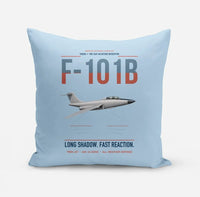 Thumbnail for F-101B Voodoo design on light blue pillow