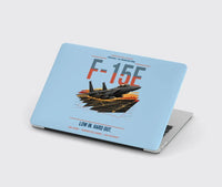 Thumbnail for F-15E Strike Eagle design on light blue MacBook case