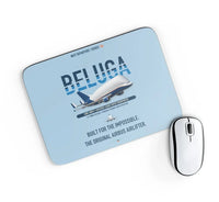 Thumbnail for Airbus A300-600ST BelugaST design on light blue rectangle mouse pad