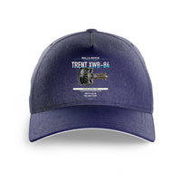 Thumbnail for TRENT XWB-84 design on dark blue printed hat