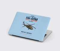 Thumbnail for Sikorsky UH-60M Black Hawk design on light blue MacBook case