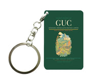 Thumbnail for Gunnison–Crested Butte Regional Airport (GUC) design on dark green key chain