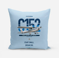 Thumbnail for Cessna 152 design on light blue pillow