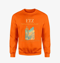 Thumbnail for Metz–Nancy–Lorraine Airport (ETZ) design on orange sweatshirt
