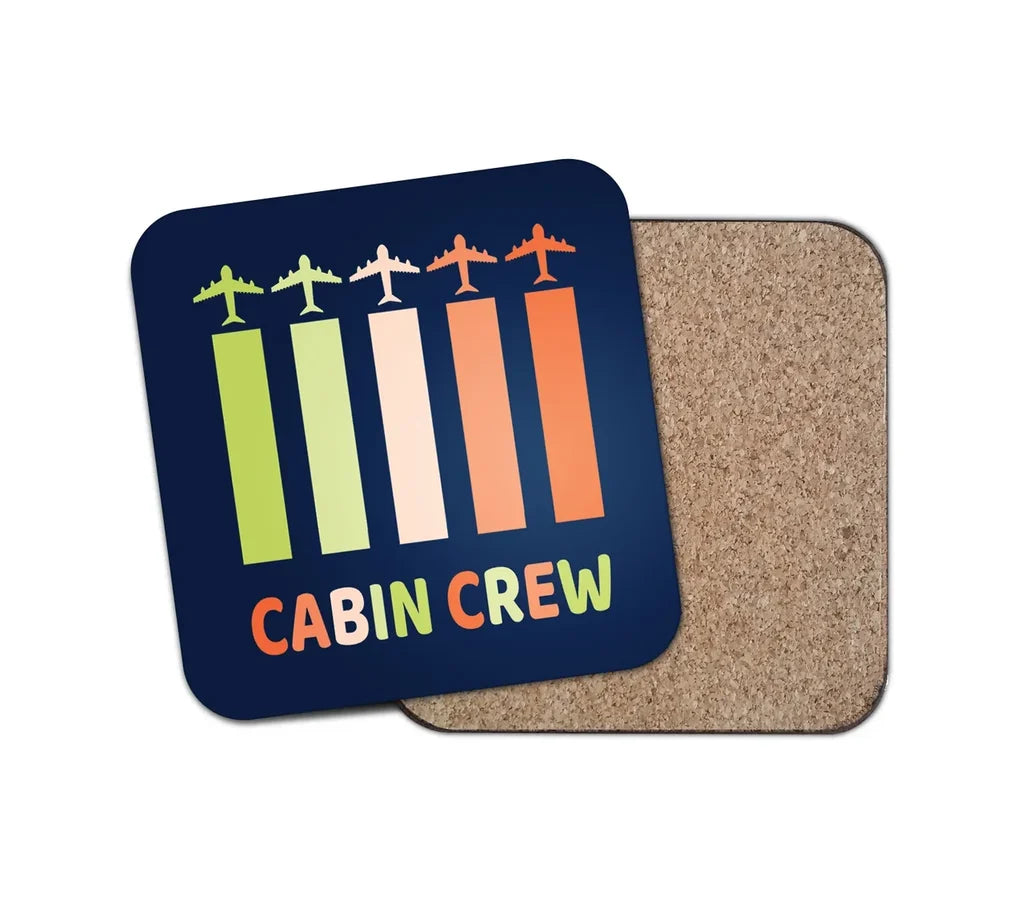 Colourful Cabin Crew Coaster - view 5
