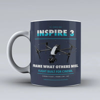 Thumbnail for Inspire 3 Mug design on dark blue dji