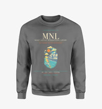Thumbnail for Manila Ninoy Aquino International Airport MNL Sweatshirt - Gray