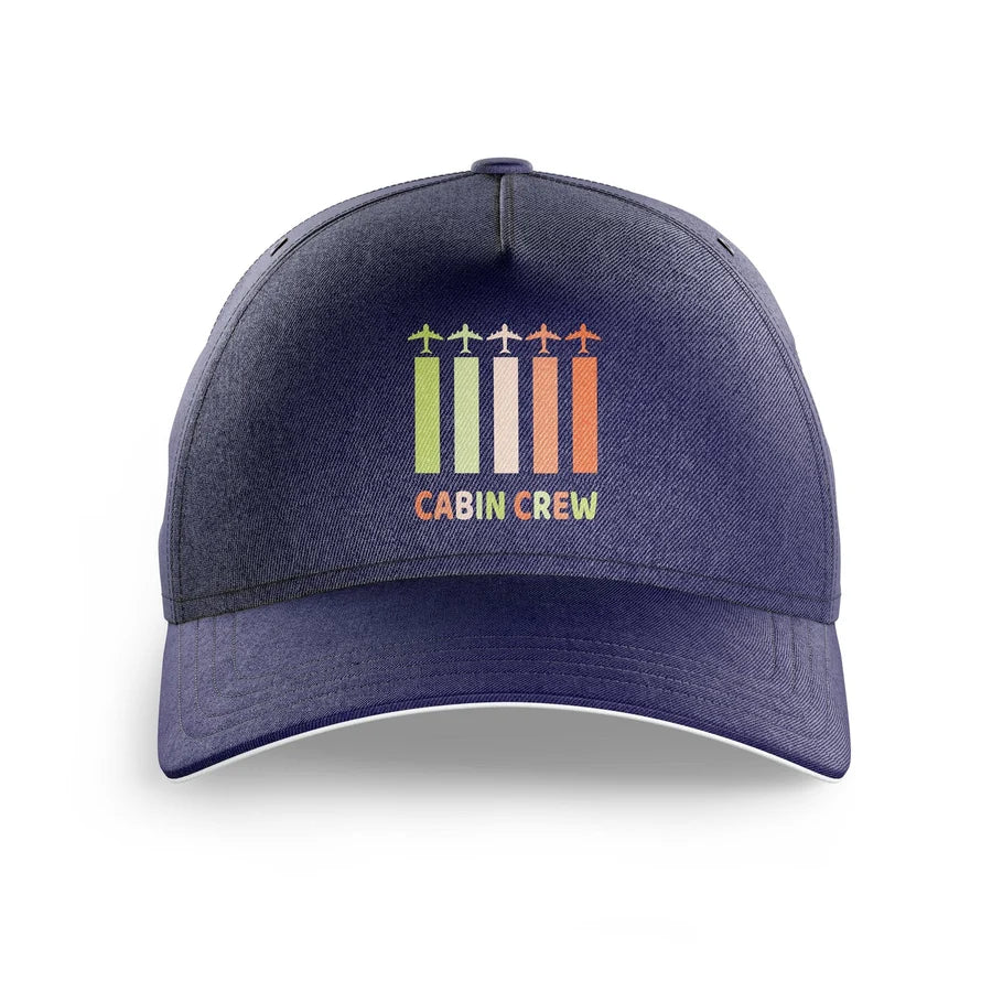 Colourful Cabin Crew Printed Hat - view 5