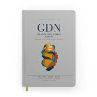 Thumbnail for Gdańsk Lech Wałęsa Airport (GDN) design on light gray notebook