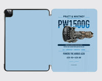 Thumbnail for PW1500G design on light blue ipad tablet case
