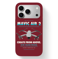 Thumbnail for DJI Mavic Air 2 Case design on dark red iphone case