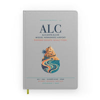 Thumbnail for Alicante-Elche Miguel Hernandez Airport (ALC) design on light gray notebook