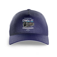 Thumbnail for CFM56-5C design on dark blue printed hat