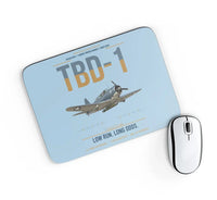 Thumbnail for TBD-1 Devastator design on light blue rectangle mouse pad
