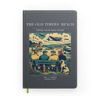 Thumbnail for VINTAGE G4140 - The Old Timers' Bench - Designed Notebooks design on gray