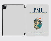 Thumbnail for Palma de Mallorca Airport (PMI) design on light gray ipad tablet case
