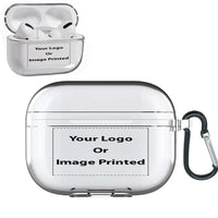 Thumbnail for Custom Design Image Logo AirPods Pro transparent case - view 5