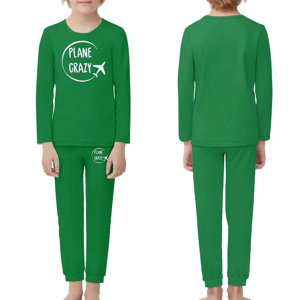 Plane Crazy children pajamas - Green