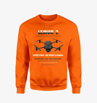 Thumbnail for BRINC LEMUR 2 design on orange sweatshirt