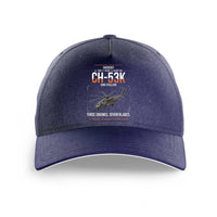 Thumbnail for Sikorsky CH-53K King Stallion design on dark blue printed hat