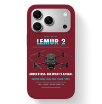 Thumbnail for BRINC LEMUR 2 Case design on dark red iphone case