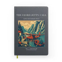 Thumbnail for VINTAGE G4185 - The Fjord Jetty Call - Designed Notebooks design on gray