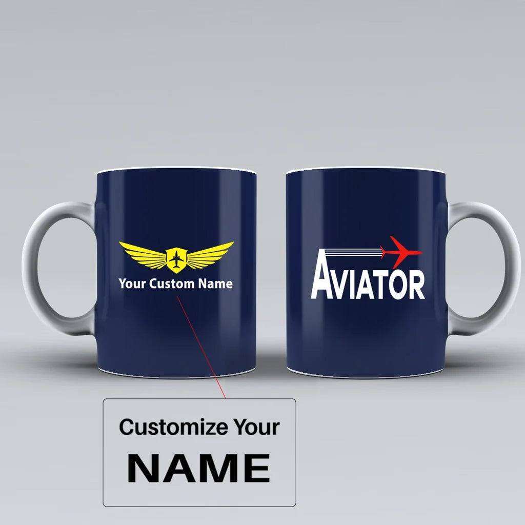 Customisable Aviator Mug - view 5