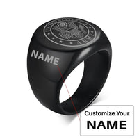 Thumbnail for Customisable Army Design 20MM Stainless Steel Ring - view 5