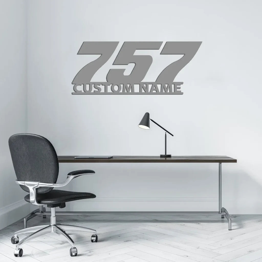 Customisable Boeing 757 Metal Sign - view 5