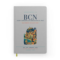 Thumbnail for Josep Tarradellas Barcelona-El Prat Airport (BCN) design on light gray notebook