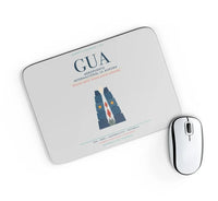 Thumbnail for Aeropuerto Internacional La Aurora (GUA) design on light gray rectangle mouse pad