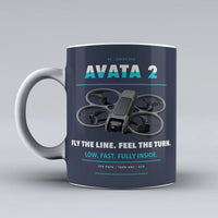 Thumbnail for Avata 2 Mug design on dark blue dji