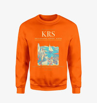 Thumbnail for Kristiansand Airport, Kjevik (KRS) design on orange sweatshirt