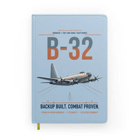 Thumbnail for B-32 Dominator design on light blue notebook