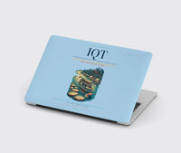 Thumbnail for Coronel FAP Francisco Secada Vignetta International Airport (IQT) design on light blue MacBook case