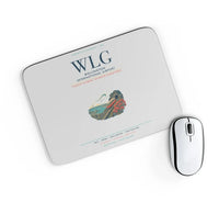 Thumbnail for Wellington International Airport (WLG) design on light gray rectangle mouse pad