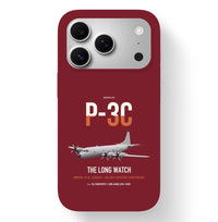 Thumbnail for P-3C Orion design on dark red magsafe iphone case, for iPhone 17 Pro